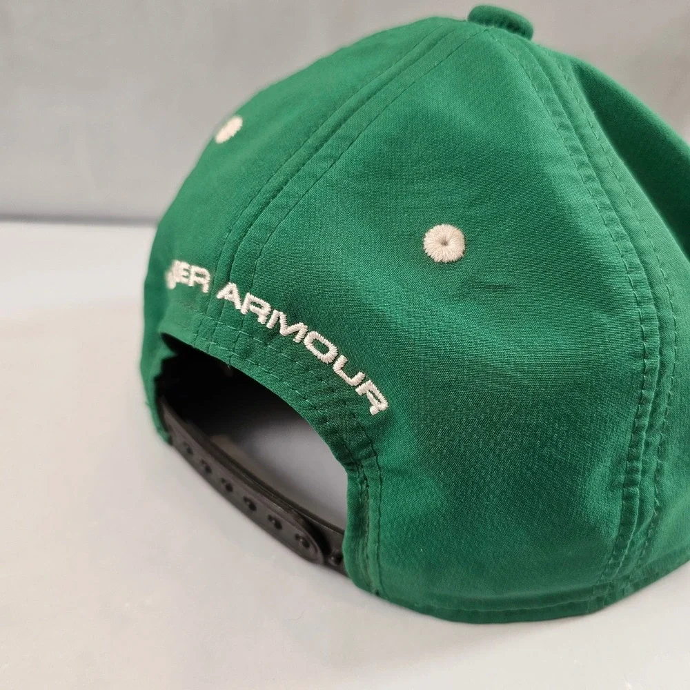 Under Armour Youth Snapback‎ Hat Green Camo Flat Brim OSFA Style 1270955